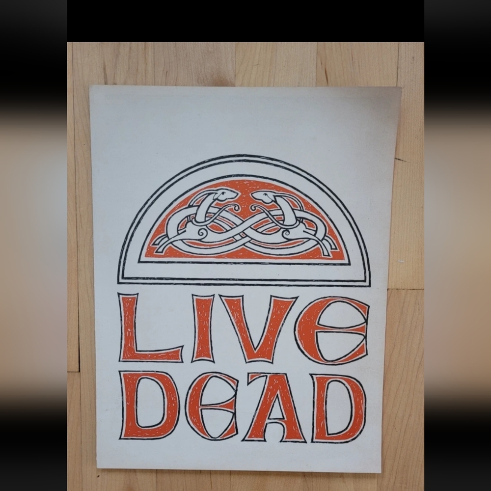 GRATEFUL DEAD Live Dead LP Insert 1969 St. Stephen Dark Star The Eleven